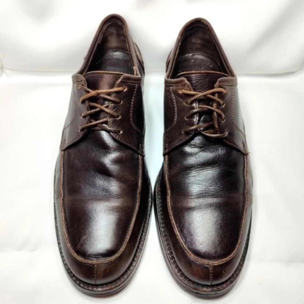 To Boot X Adam Derrick New York Derby Lace Up Brown Leather Mens Shoes Size 10
